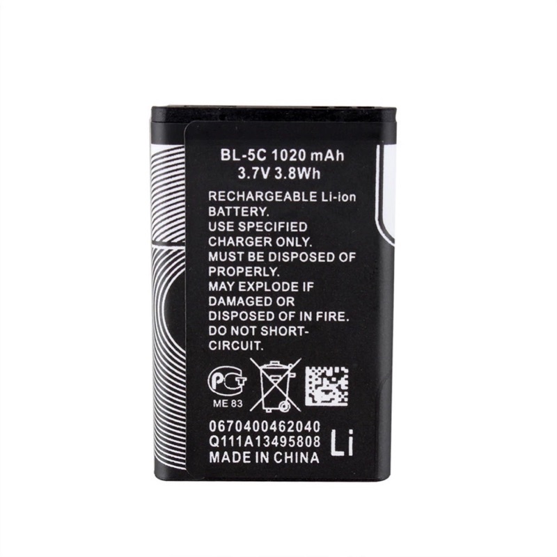 Pin nokia Bl 5C - Pin Xịn Chống Phù Cho Nokia 1280, 105, 110i...