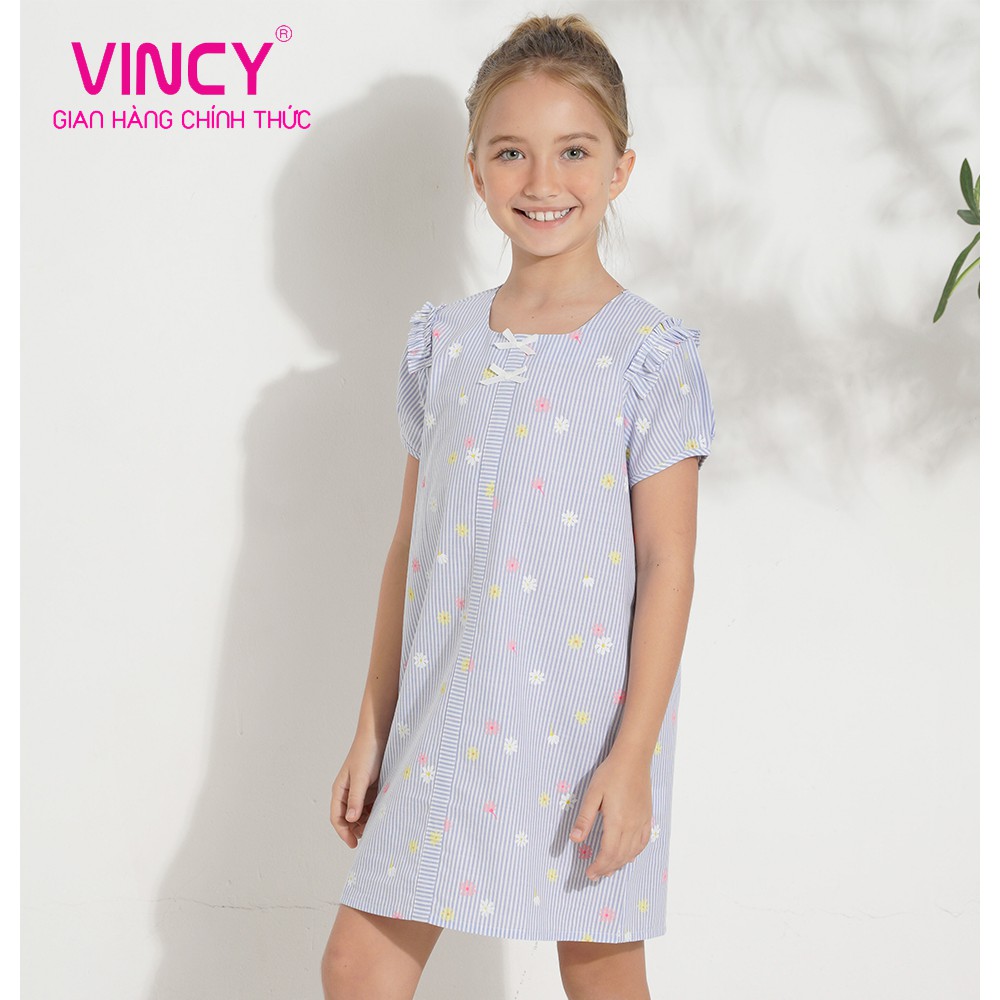 Đầm Kate Bé Gái Vincy Thoáng Mát KDK010W01