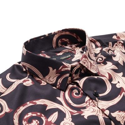 Áo sơ mi tay lỡ Galvin form rộng chất mát cộc tay đứng dáng unisex SMGV149-M8 - Leo Vatino