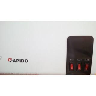 Máy sưởi gốm Rapido điều khiển cơ
