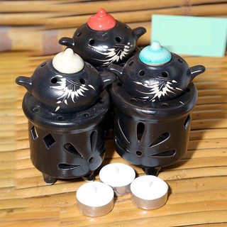 ĐÈN ĐỐT NẾN TINH DẦU ẤM TRÀ NHẬT