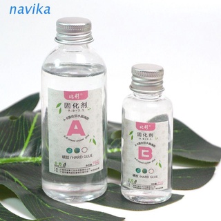 1 Bộ keo dán nhựa resin epoxy trong suốt 3: 1 AB làm trang sức thủ công