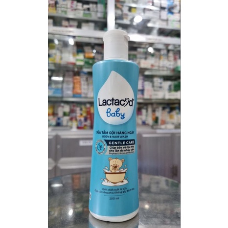 LACTACYD baby  Gentle care - Sữa tắm gội hàng ngày với công thức riêng biệt dùng cho trẻ sơ sinh và trẻ nhỏ