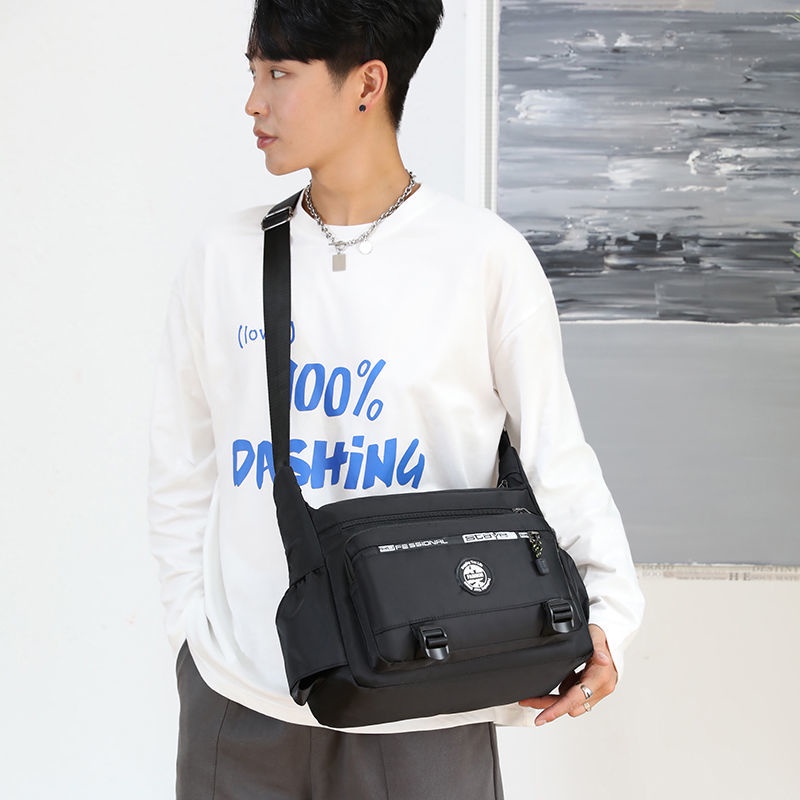 Túi Đeo Chéo Nhiều Ngăn Dung Tích Lớn 2022 Phong Cách Doanh Nhân Cho Nam