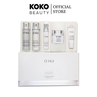Bộ dưỡng trắng da sáng rạng rỡ OHUI Extreme White Cream Special Set