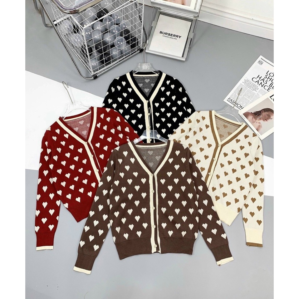 ÁO KHOÁC LEN CARDIGAN NỮ FORM RỘNG DÀI xinh hàng đẹp | BigBuy360 - bigbuy360.vn