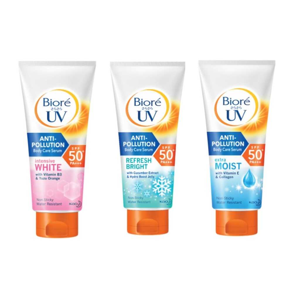 Serum Chống Nắng Dưỡng Thể Bioré UV Anti-Pollution Body Care Serum SPF50+ PA+++ 50ml