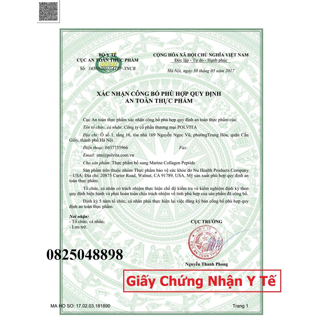 Viên Uống Trắng Da Marine Collagen Peptide 100 viên - Collagen Thủy Phân Nuhealth của Mỹ | Thế Giới Skin Care