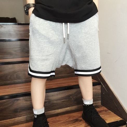 Quần Short cotton Kẻ Sọc Phong Cách hip-hop Cho Bé Trai