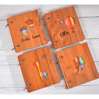 Album bìa gỗ đựng 100 ảnh 6x9 Hàng đẹp