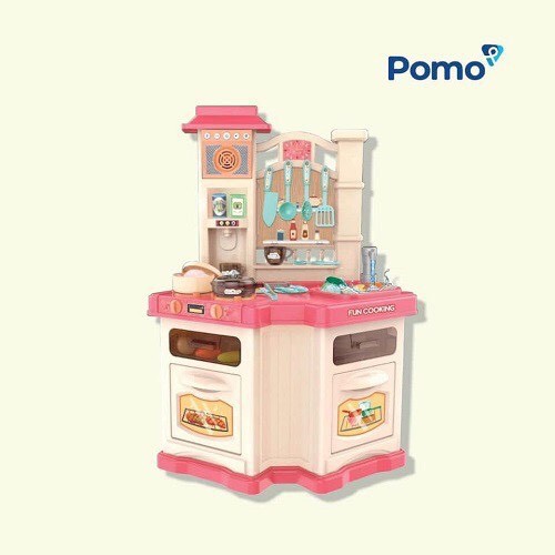 Bộ đồ chơi nhà bếp nhỏ hồng PM-1056