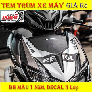 Tem Trùm Winner X Repsol Đen Trắng Thể Thao