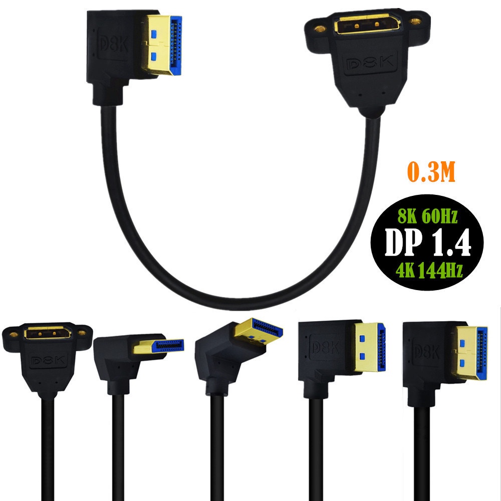 Cáp Chuyển Đổi 8k dp Đầu Đực Sang Đầu Cái 1.4
