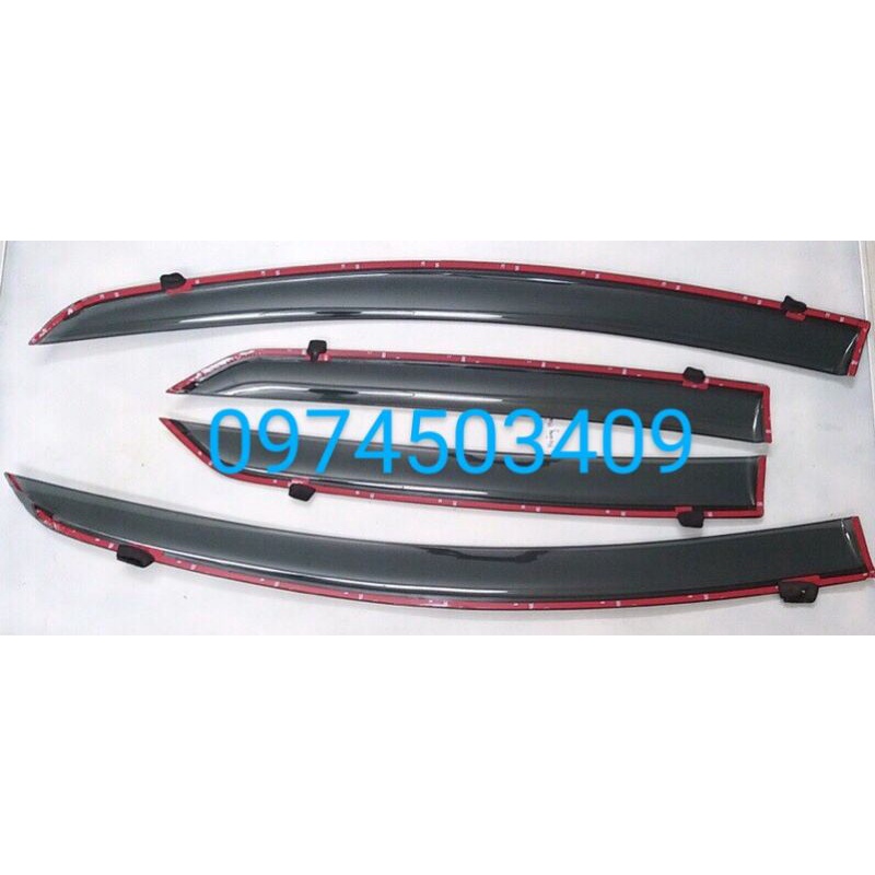 Vè mưa Yaris 2009 đến 2012 chỉ mạ cao cấp