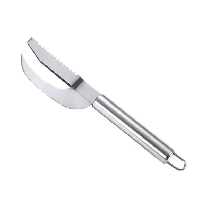 Dao Mổ Cá Đánh Vẩy 2in1 Đa Năng🌏FREE SHIP🌎 Được Làm Bằng Thép Không Gỉ Tiện Ích