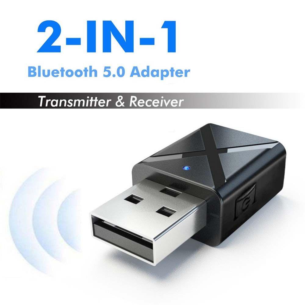 Usb Bluetooth 5.0 Nhận Tín Hiệu Âm Thanh Nổi Tiện Dụng