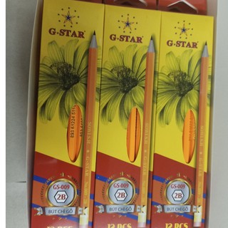 combo 12 cây Bút chì gỗ GS - 009 2B