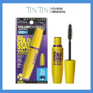 Chuốt mi Mascara Maybeline Colo SSAL vàng 7X - Lâu trôi - Không vón cục - Mi cong dài