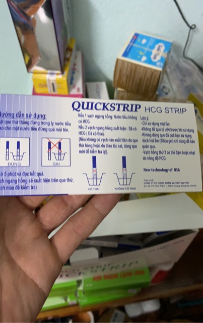 QUE THỬ THAI QUICKTRIP (5 que)