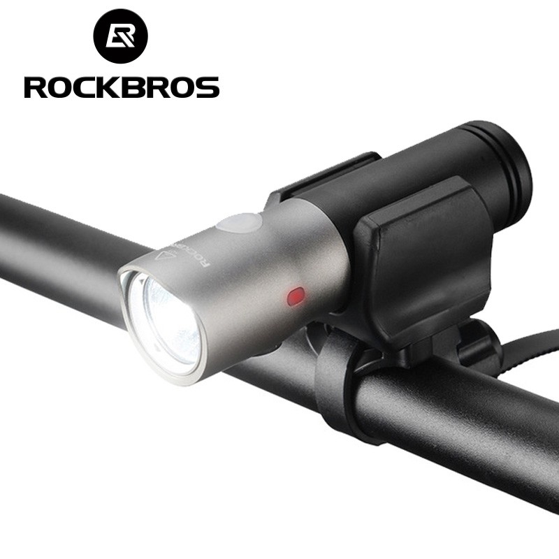Đèn chiếu sáng Rockbros chống thấm nước sạc usb chất lượng cao dành cho xe đạp