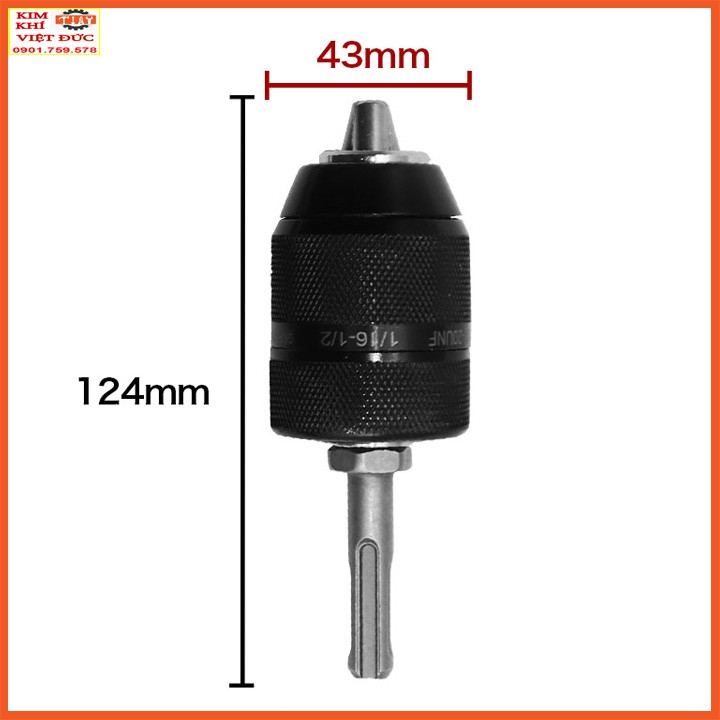 Bộ chuyển Đầu cặp mũi khoan 2-13mm autolock cho khoan bê tông