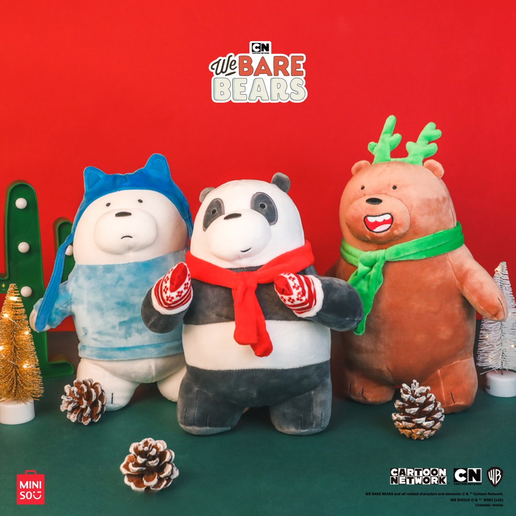 Gấu bông We Bare Bears Christmas 3.0