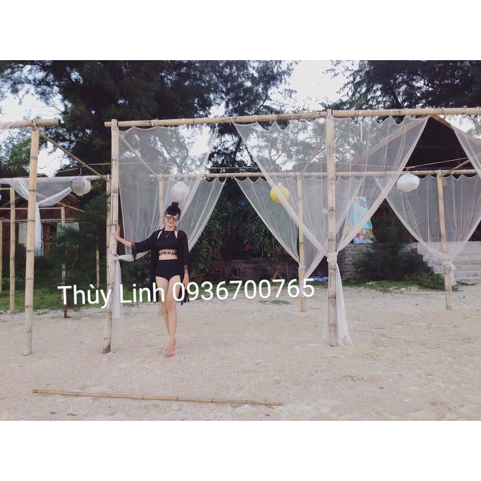 Set bikini áo yếm tua rua | BigBuy360 - bigbuy360.vn