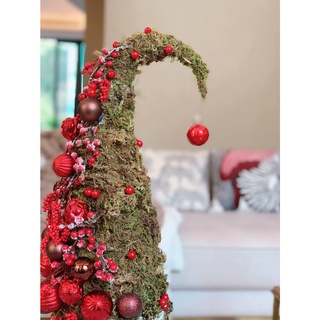 cây thông noel bằng rêu