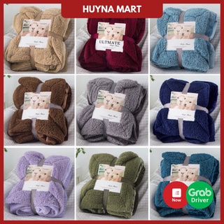 Chăn Lông Cừu Ultimate Cao Cấp 2 Lớp Siêu Ấm Hàng Nhập Khẩu Kích Thước 2mx2m3