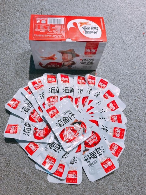 1 HỘP CÁ CAY 20 gói !!!