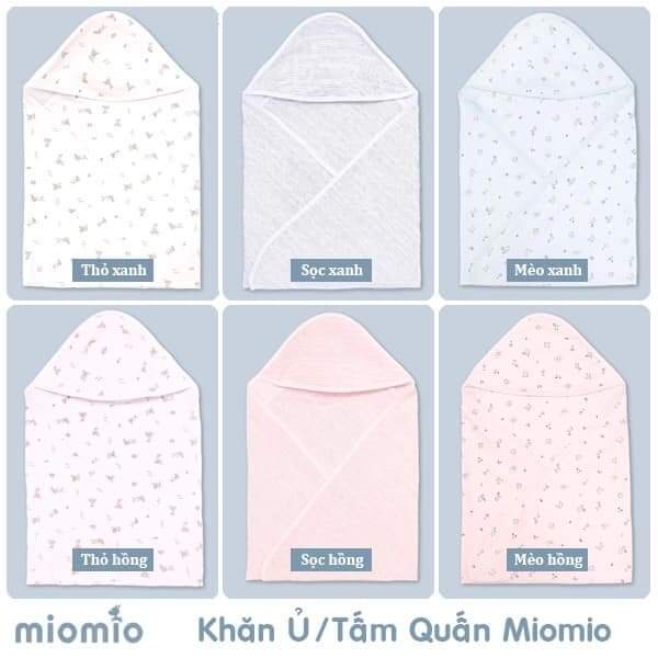 Ủ hè 1 lớp Miomio ( tấm quần hè mio ) cotton 72x72cm. Mã 47067