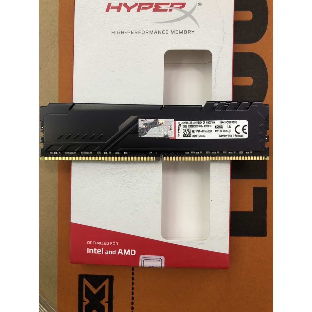 Bộ nhớ trong máy tính DDRam Kingston HyperX Fury 16GB (1x16GB) DDR4 Bus 2666Mhz