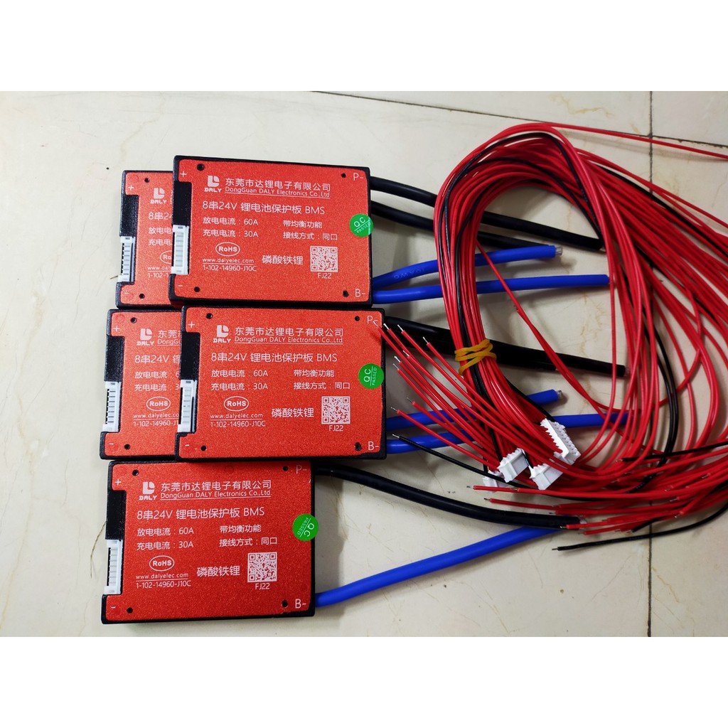 Mạch bảo vệ pin Daly 4S 8S 12S 16S cho hệ 12v 24v 36v 48v