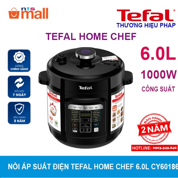 Nồi áp suất điện Tefal Home Chef 6.0L CY601868 CHÍNH HÃNG