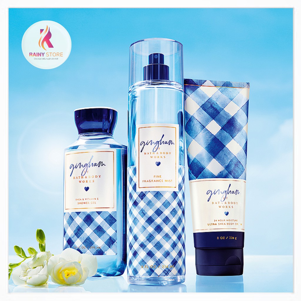 Gel tắm dưỡng thể Bath &amp; Body Works Gingham 295ml