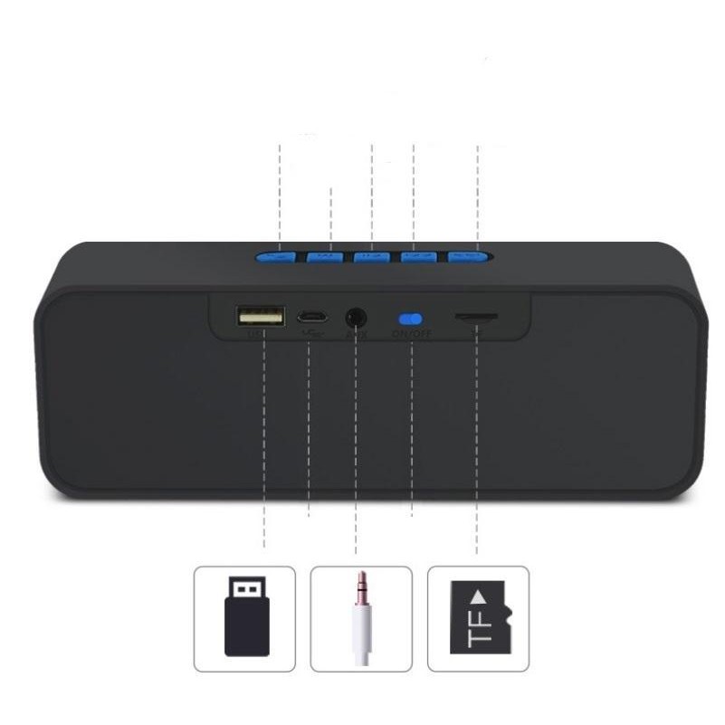 Loa Bluetooth Mini Nghe Nhạc Không Dây Nhỏ Gọn Đa Năng Dùng Được Usb Thẻ Nhớ Gutek SC211