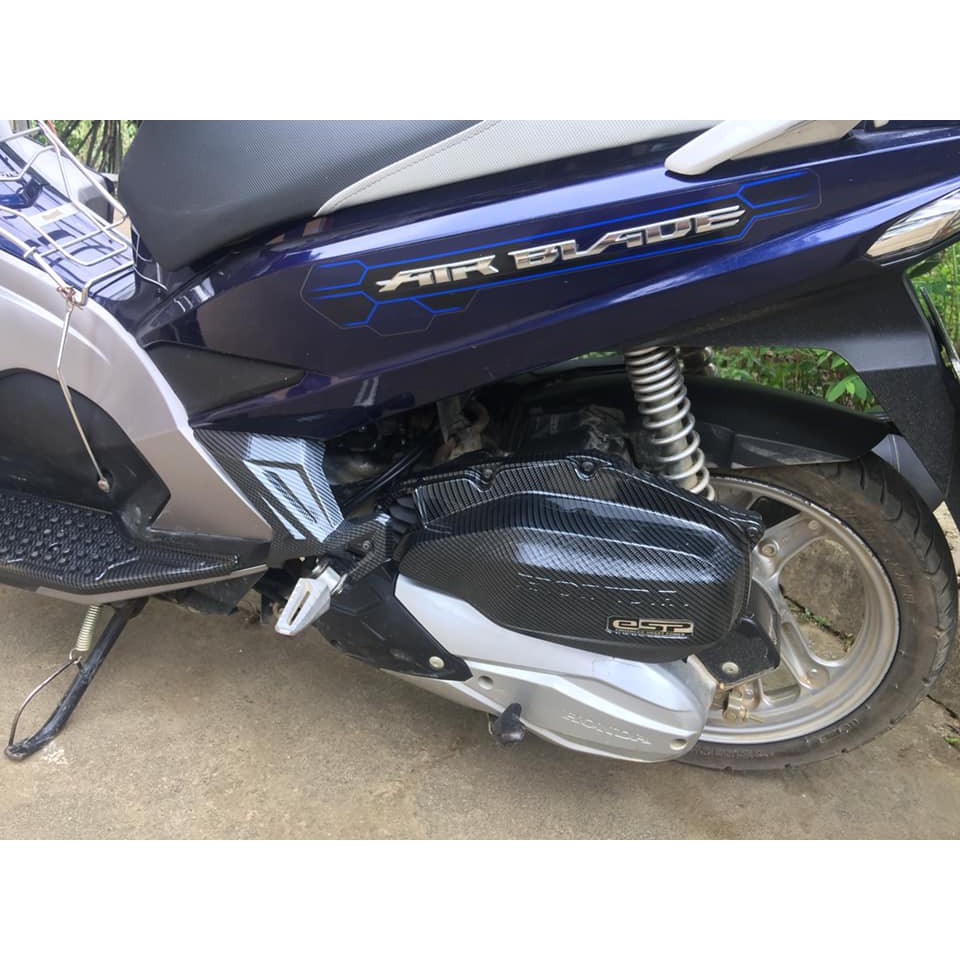 Ốp trang trí cacbon Air blade 2019