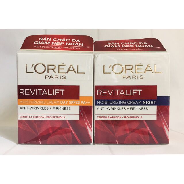 KEM CHỐNG LÃO HÓA NGÀY/ĐÊM L'OREAL REVITALIFT DAY/NIGHT