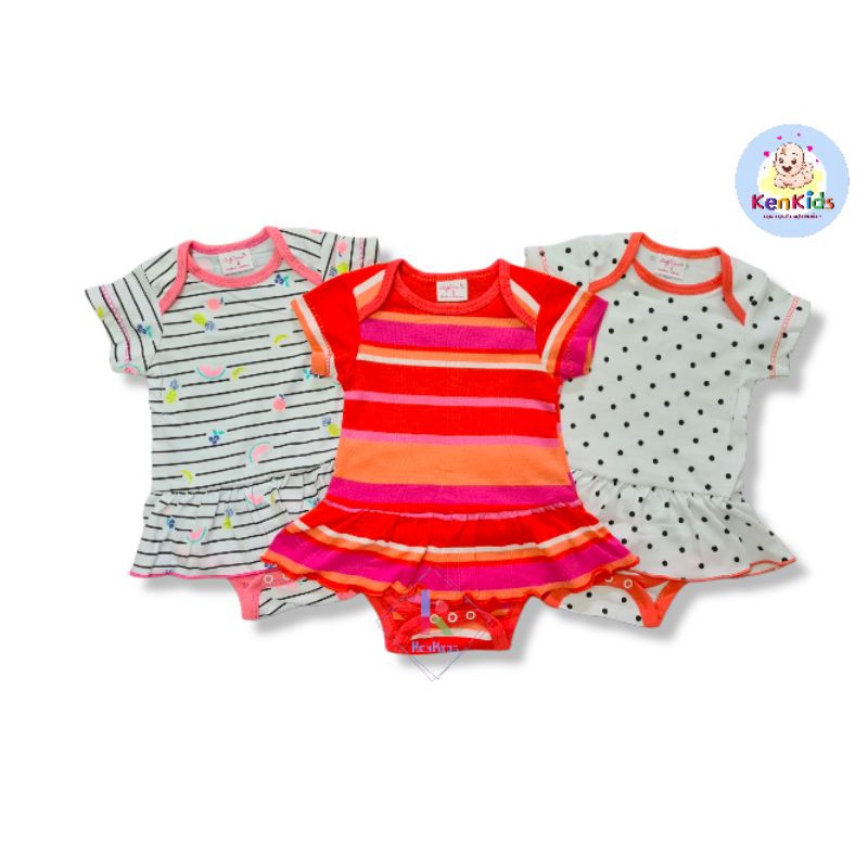 (3-11kg) Body váy bé gái chất đẹp nhiều màu BABY WEAR