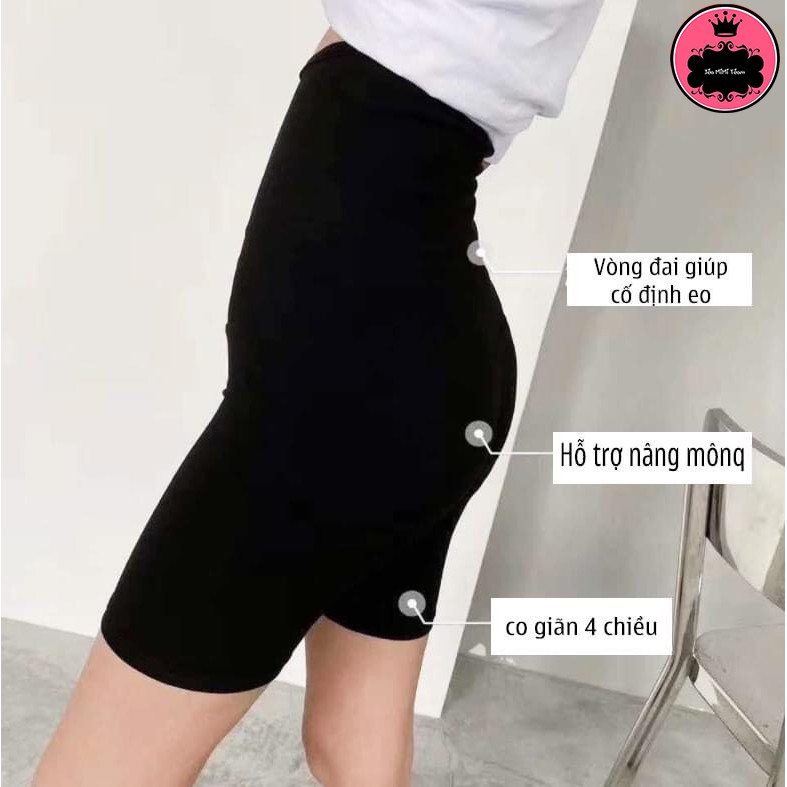 Quần Biker Short Nữ Đùi Ngắn Gym Thể Thao "LEGGING LỬNG" | BigBuy360 - bigbuy360.vn