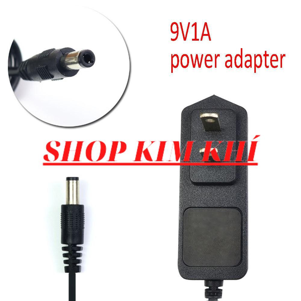 Cục nguồn adapter Bộ Sạc 9v 1a chân dẹt 5.5x2.1mm 100v-240v