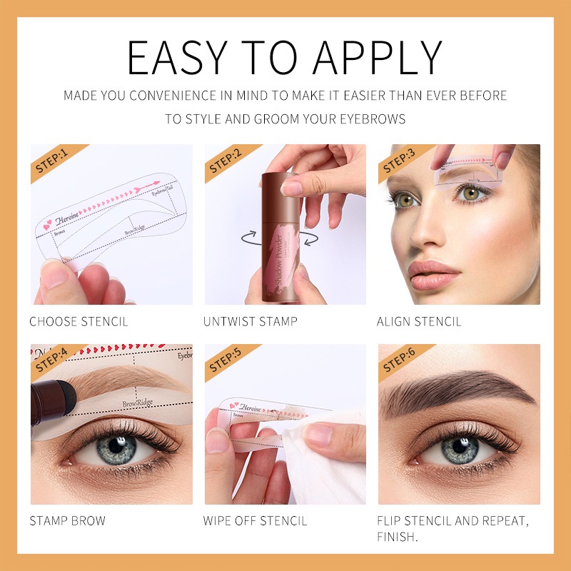 [Hàng mới về] Phấn che chân tóc và tạo hình kiểu chân mày tiện dụng