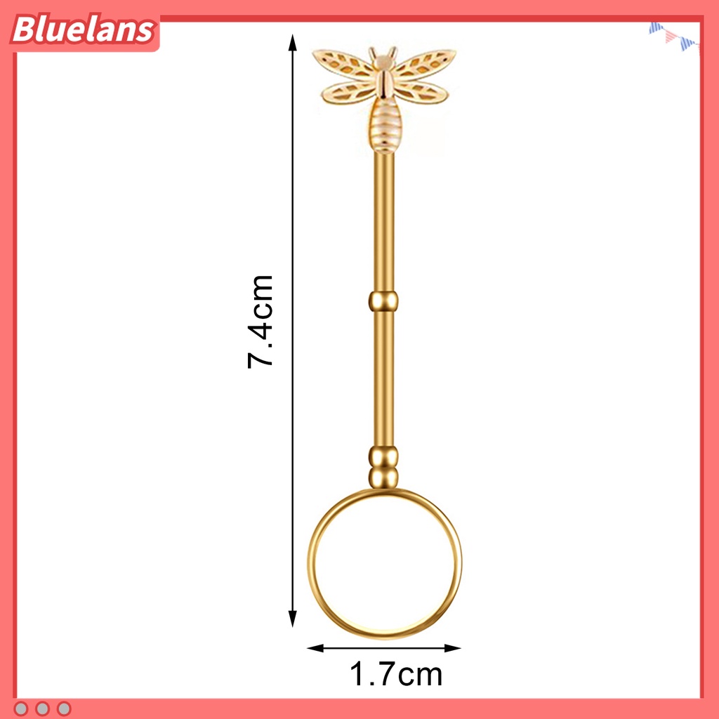 Nhẫn Giá Đỡ Bằng Đồng Hình Chuồn Chuồn Màu Sắc Tươi Sáng Có Thể Điều Chỉnh
