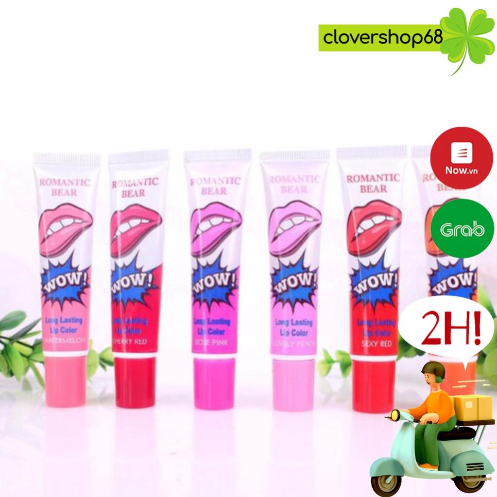Son Xăm WOW - Romantic Bear Lâu Trôi Hàng Nội Địa Trung 🍀 Clovershop68 🍀 xịn