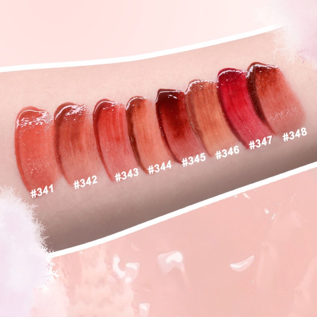 Son kem bóng trái tim Gogo Tales mềm môi Lucky Baby Pink Rippling Water Gogotales Lip Gloss GT340 GOGO99 GT312 GOGO101