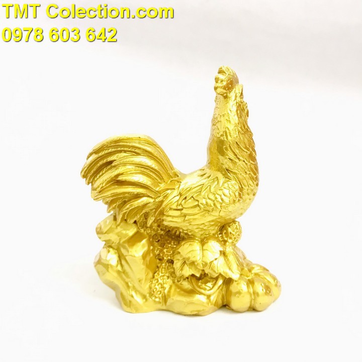 Tượng Con Gà Vàng dùng để trưng bày, trên xe oto, làm quà tặng, biếu dịp Lễ, Tết, kỷ niệm - TMT Collection - SP005239