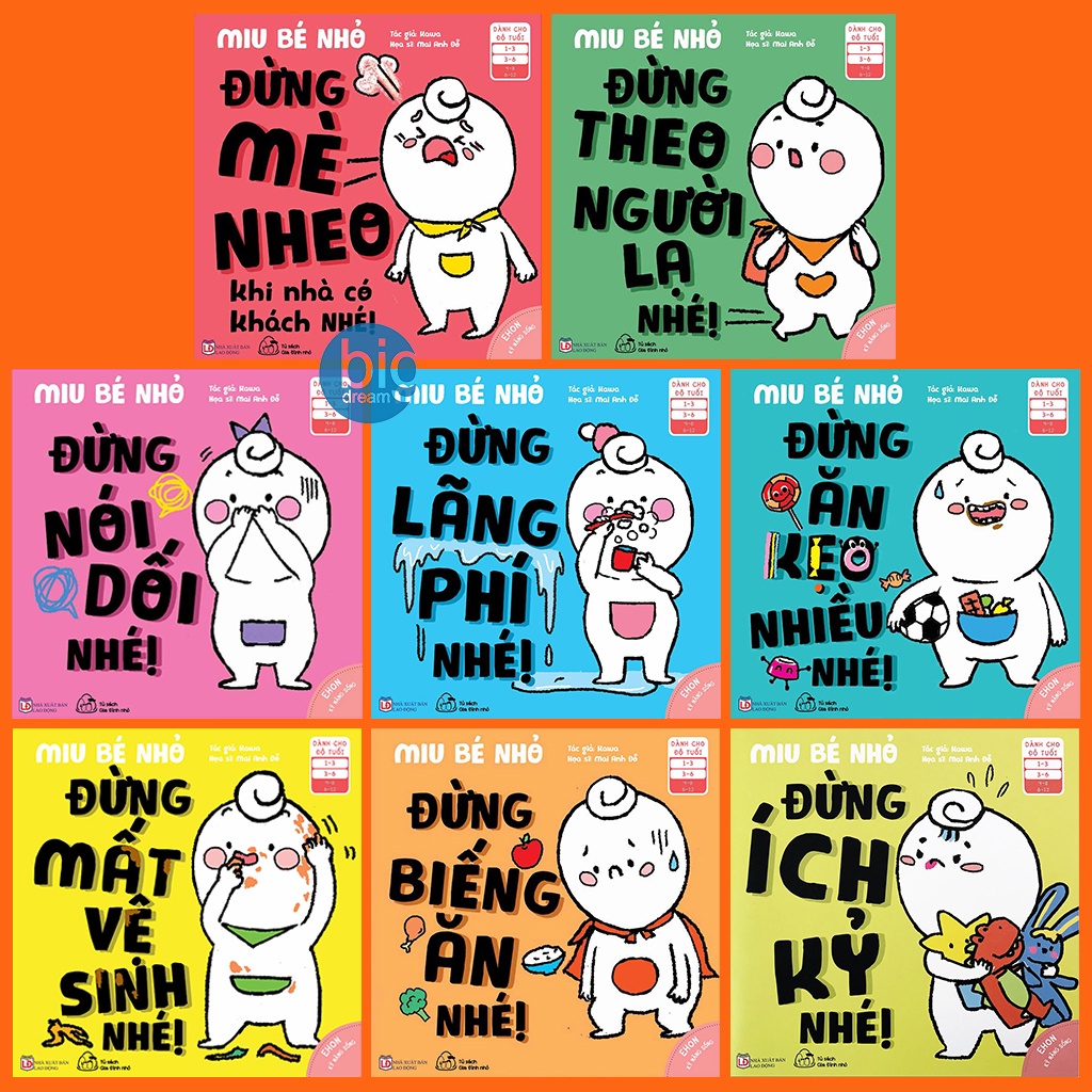 Sách - Miu bé nhỏ Ehon Kĩ Năng Sống Cho Bé 1-6 Tuổi  Miu miu tự lập