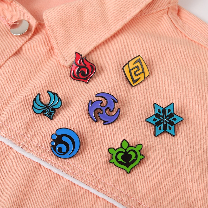 Huy Hiệu Cài Áo Hình Các Nhân Vật Trong Game Genshin Impact Sky: Kids of the Light