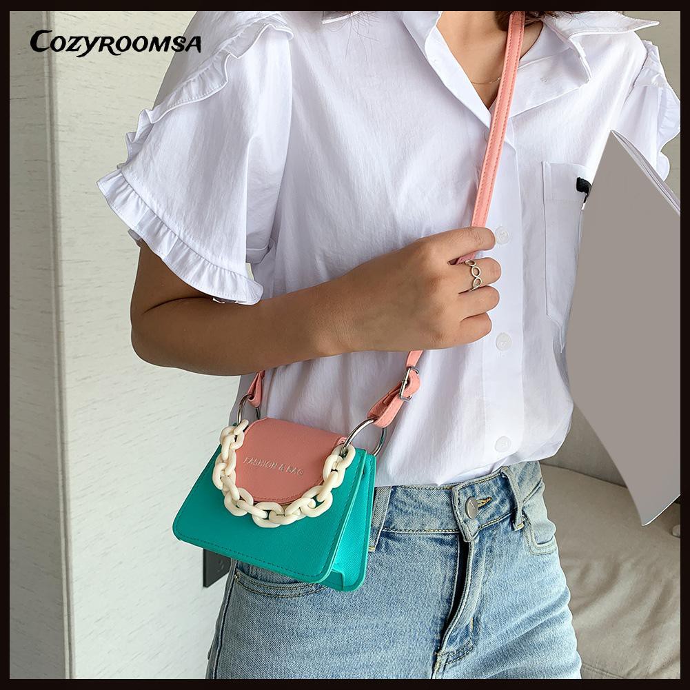 túi đeo vai dành cho nữ Đeo Chéo Chất Liệu Da Pu Thời Trang Cho Nữ