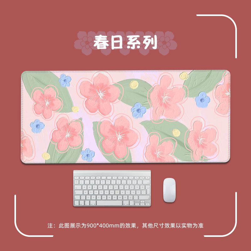 Miếng Lót Chuột Máy Tính Chống Trượt Hình Hoa Dễ Thương